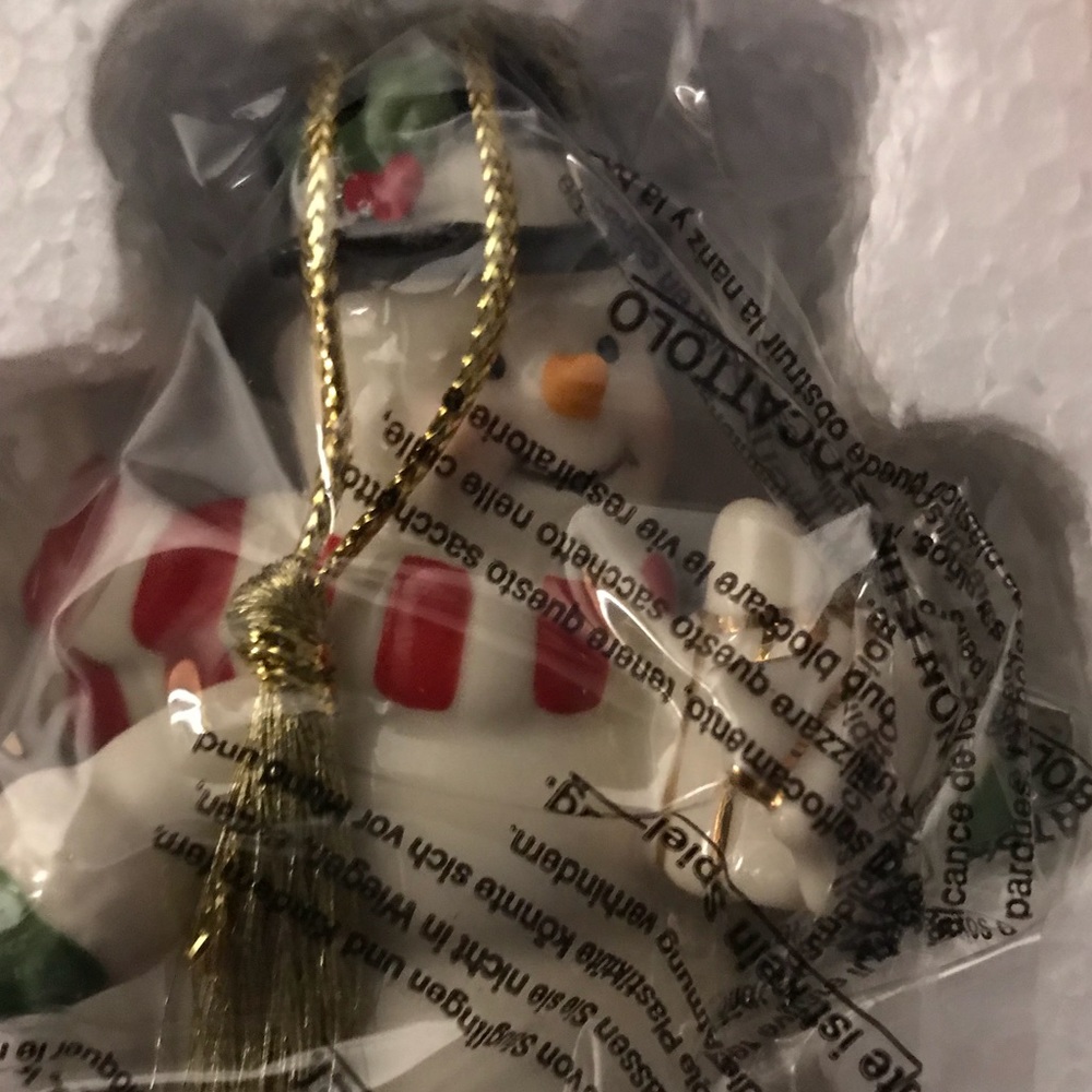 New in box Lenox snowman collectible ornament
